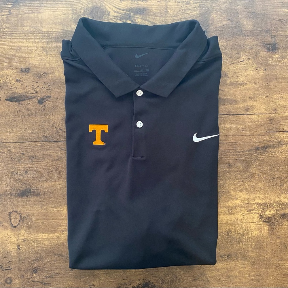 Nike University of Tennessee Men’s Black Polo